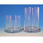 Glaszylinder ohne Deckel mit Fuß Laborzylinder von Karl Hecht in verschiedenen Ausführungen