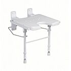 TOMTAR® Duschklappsitz 9404-A höhenverstellbar ohne Pad