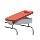 Kunststoffdeckel für Sammelwagen mit Kunststoffscharnier Sortieren Sie nach Farben zur besseren Sortierung