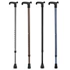 Leichtmetallstock verstellbar mit Softgriff Gehstock von Ossenberg