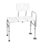 Badewannentransferbank Alum. weiß 70 x 41 x 53-63 cm