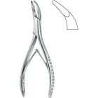 Hohlmeisselzange nach Luer gebogen 14,5 cm