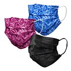 Style Mundschutz 50 Stück Atemschutz mit festen Bändern