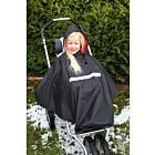 Poncho Nylon mit Fleece für Kinder Regencape