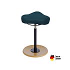 Stehhilfe Cavallo Tellersitz PU saphir Buche natur Flexibel sitzen oder stehen