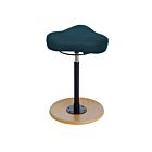 Stehhilfe Cavallo Tellersitz PU saphir Buche natur Flexibel sitzen oder stehen