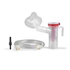 LC Plus Baby Vernebler Mit Baby Winkel, Baby Maske Größe 2, Schlauchadapter und Anschlussschlauch