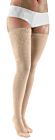 Kompressionsstrümpfe COTTON A-G Trikotrand offen KKL 2 Kompressionsschenkelstrümpfe