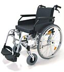 Leichtgewichtrollstuhl FREETEC Sitzbreite 54cm mit TB silber