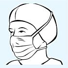 Foliodress mask Protect Perfect OP-Masken blau 50 Stück