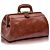 CLASSY deluxe Arzttasche braun leer Notfalltasche mit Innenfächern von Elite-Bags