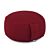 Meditationskissen Rondo Eco Dinkelfüllung mit Köperbezug bordeaux