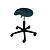 Rollhocker Posto Sattelsitz PU saphir Bequemer und ergonomischer Sitzhocker