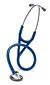 Littmann Master Cardiology Stethoskop 69 cm marineblau Kardiologie-Stethoskop mit einseitigem Master-Bruststück, Dual Frequency Membran