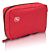 CURE&GO Erste-Hilfe-Tasche rot leer handliche Notfalltasche von Elite-Bags im DIN A5 Format