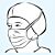 Foliodress mask Protect Perfect OP-Masken blau 50 Stück