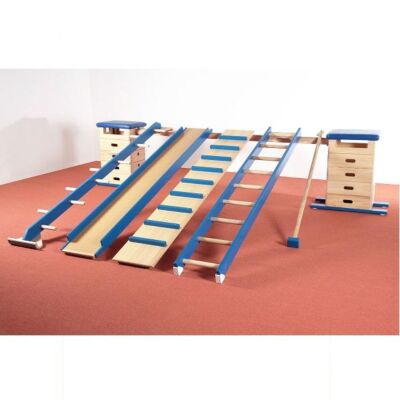 Turnleiter Seilsprossen natur, Einzelteil Sprungkastenkomb.