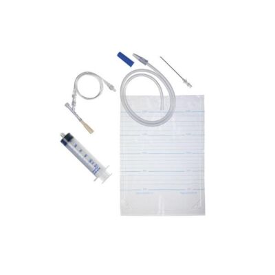 Pleurofix Nr. 2 Pleuropunktionsbesteck mit Doppelrückschlagventil