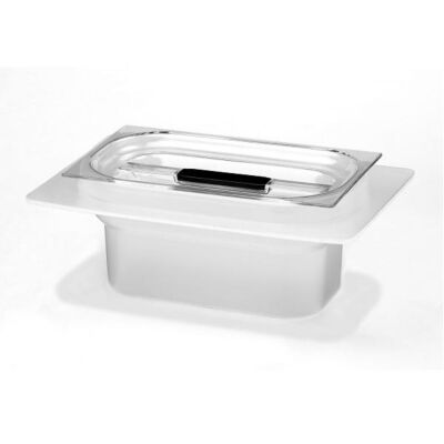 Säure-Einsatzwanne mit Deckel für Elmasonic med Chemikalien-resistente Einsatzwanne für Ultraschallbäder