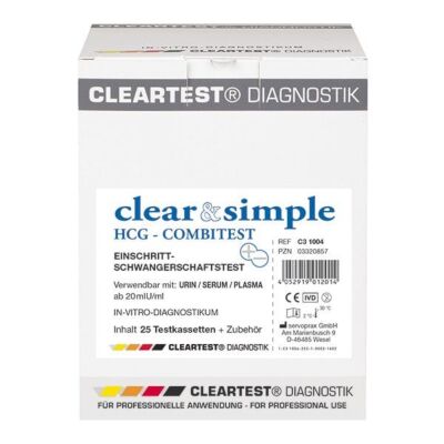 Clear & Simple HCG Combi  Schwangerschaftstest