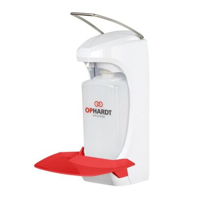 Spender RX 10 M mit Abtropfschale Seifen- und Desinfektionsmittelspender