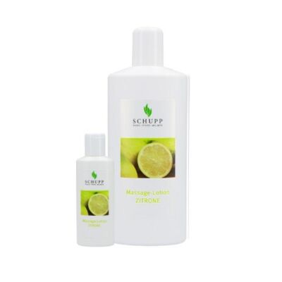 Massagelotion Zitrone Für sanfte gepflegte Haut