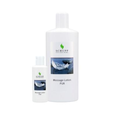 Massagelotion PUR Die neutrale Massage-Lotion ohne Paraffinöl, Farb- und Duftstoffe