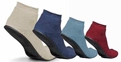 Sure-Grip-Slipper Anti-Rutsch-Socken Anti-Rutsch-Socken mit Gummisohle von Medline