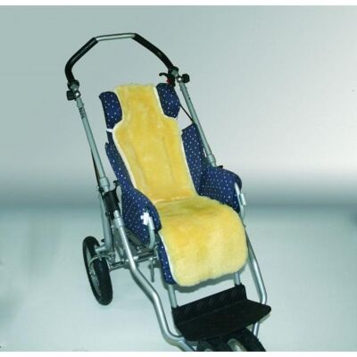 Reha Buggy Einlage medizinisches Fell 92 x 28 cm
