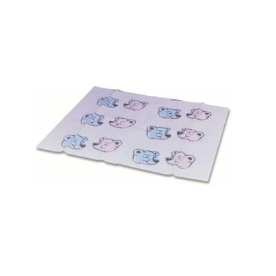 HAPPY KIDS Patienten-Servietten mit Bärenmotiv 35 x 35 cm Schutztücher mit Kindermotiv