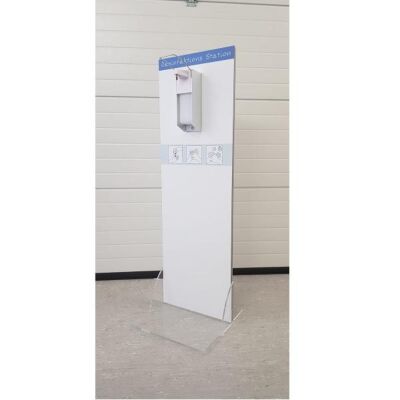 Desinfektionsmittelständer Acrylfuß 40 x 140 cm Desinfektionssäule