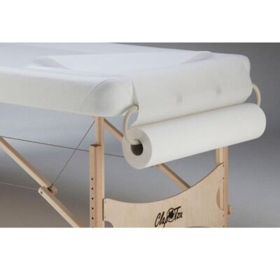 Liegenzubehör, Papierrollen-Halter, einsteckbar am Kopfende Sonderausstattung für stationäre und mobile Liegen von Clap Tzu