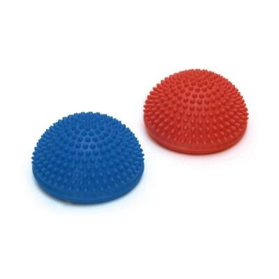 Spiky Dome 2er Set rot/blau Ø ca. 16 cm