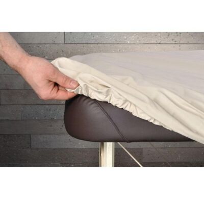 Schonüberzug ölresistent 192x70 cm eckig Spannbezug aus Softskin-Material für Massageliegen von Clap Tzu