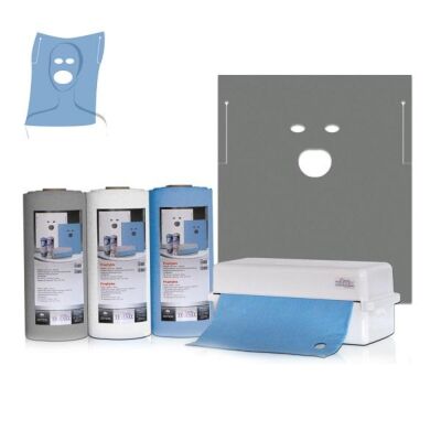 Prophytex PE-Folie Zellstoff 60 x 54 cm weiß 40 Stück Kopfabdecktuch