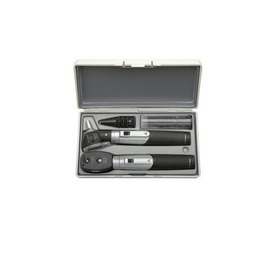 mini 3000 LED Ophthalmoskop, Otoskop LED F.O., Batteriegriff mit 2 mini 3000 Batteriegriffen