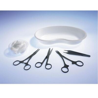 SUSI Einmalinstrumentarium Naht-Set 1 Einweginstrument Steril verpackte Instrumente in Aesculap-Qualität