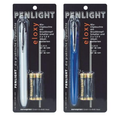 Penlight Eloxy eloxiert Alu-Clipleuchte