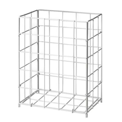 Sammelkorb Metall weiß