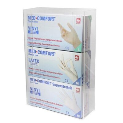 Handschuhboxenhalter 3-fach Handschuh-Boxenhalter aus Acryl