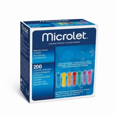 MICROLET Lanzetten farbig