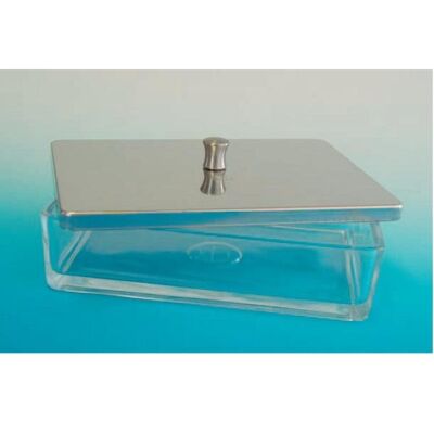 Instrumentenschale aus Glas sterilisierbare Glasschale von Karl Hecht in verschiedenen Ausführungen