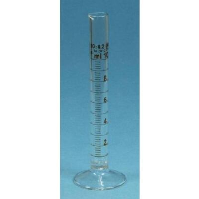 Messzylinder AR-/Soda-Glas graduiert Rundfuß Messzylinder von Karl Hecht in verschiedenen Formen