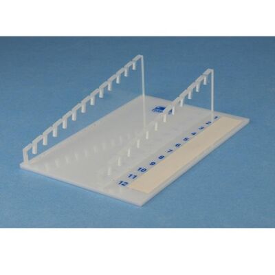 Ablagegestell Plexiglass für 12 Objektträger Ständer für das Ablegen von Objektträgern von Karl Hecht