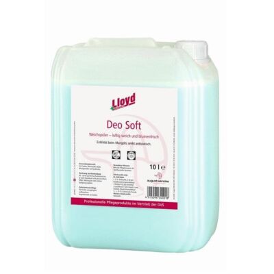 Lloyd Deo-Soft Weichspüler Kanister 10 Liter Zusatz für eine flauschige, luftig weiche Wäsche
