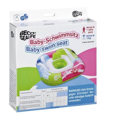 Beco-Sealife Baby Swimming Seat Schwimmsitz bis 11 kg