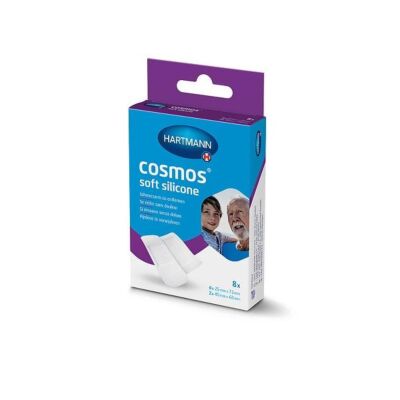 Cosmos® soft silicone 2 Größen 8 Stück Wundpflaster