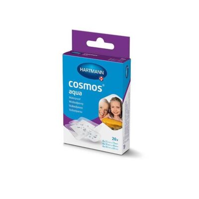 Cosmos® aqua 3 Größen 20 Stück Pflasterstrips