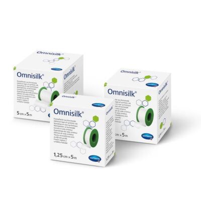 Omnisilk Pflaster auf Rolle Fixierpflaster