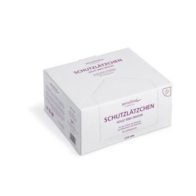 sensilind® Schutzlätzchen mit Auffangtasche 500 Stück